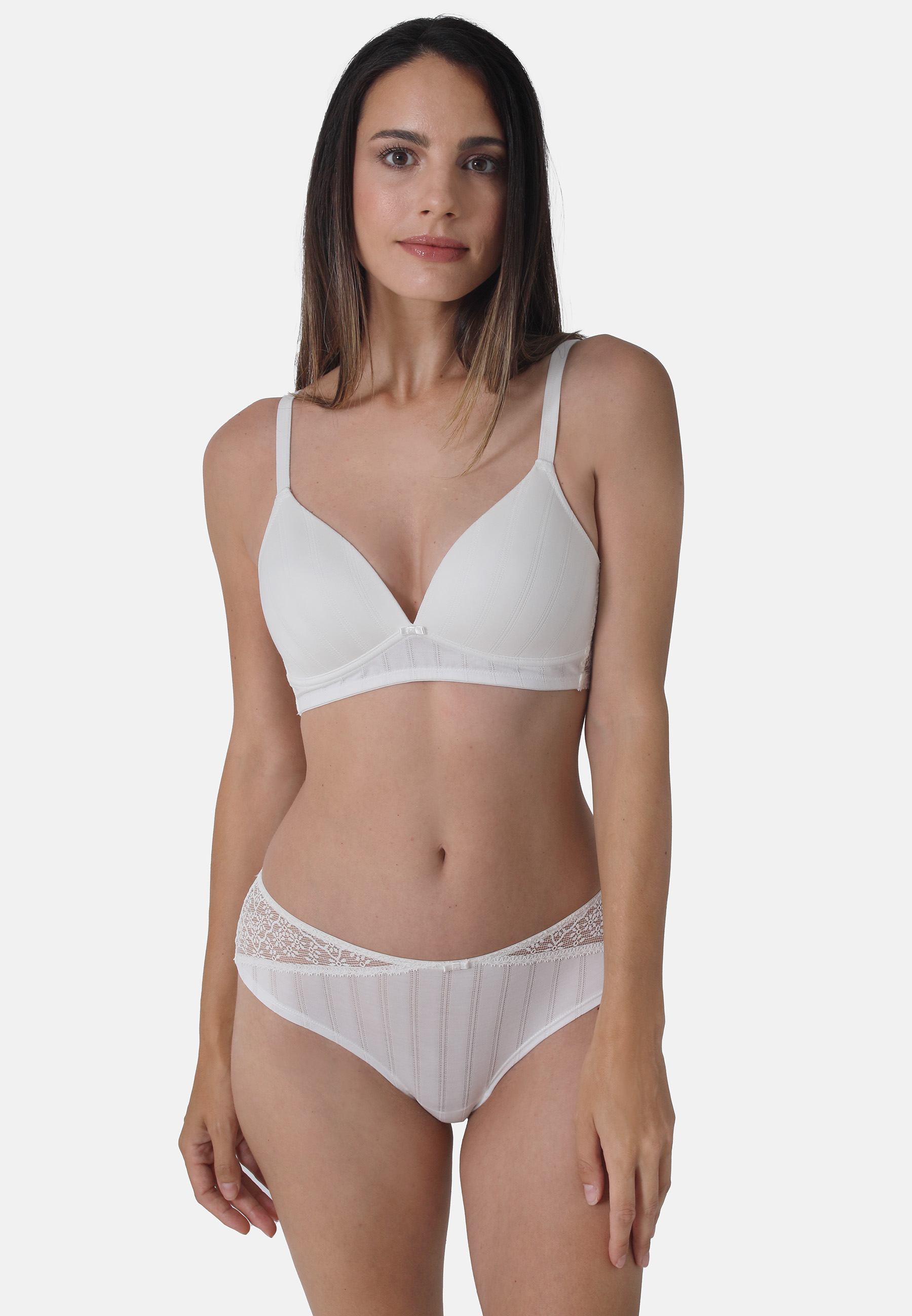Panty Natural Stripe 2er Pack 38383 Ganzkörper
