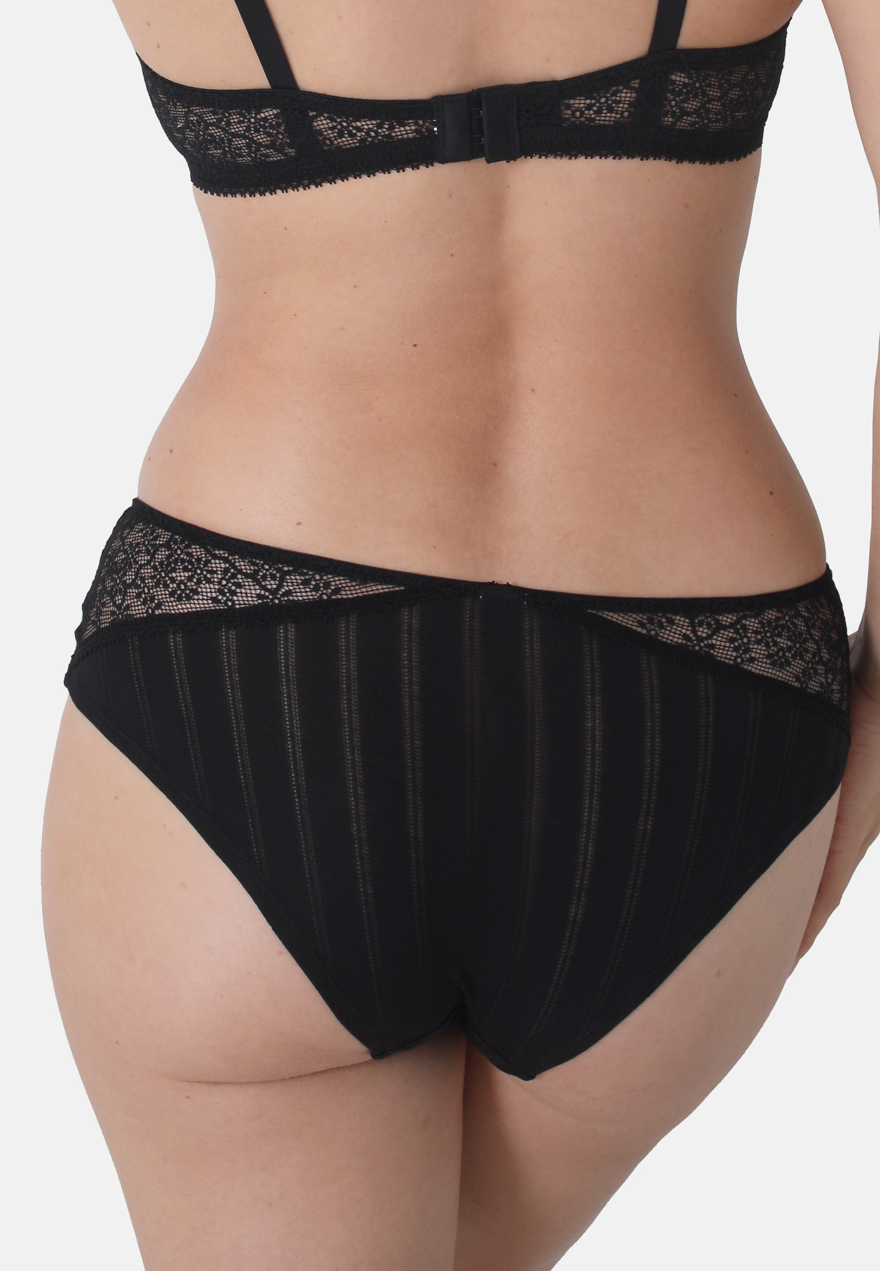Panty Natural Stripe 2er Pack 38383 Rückseite