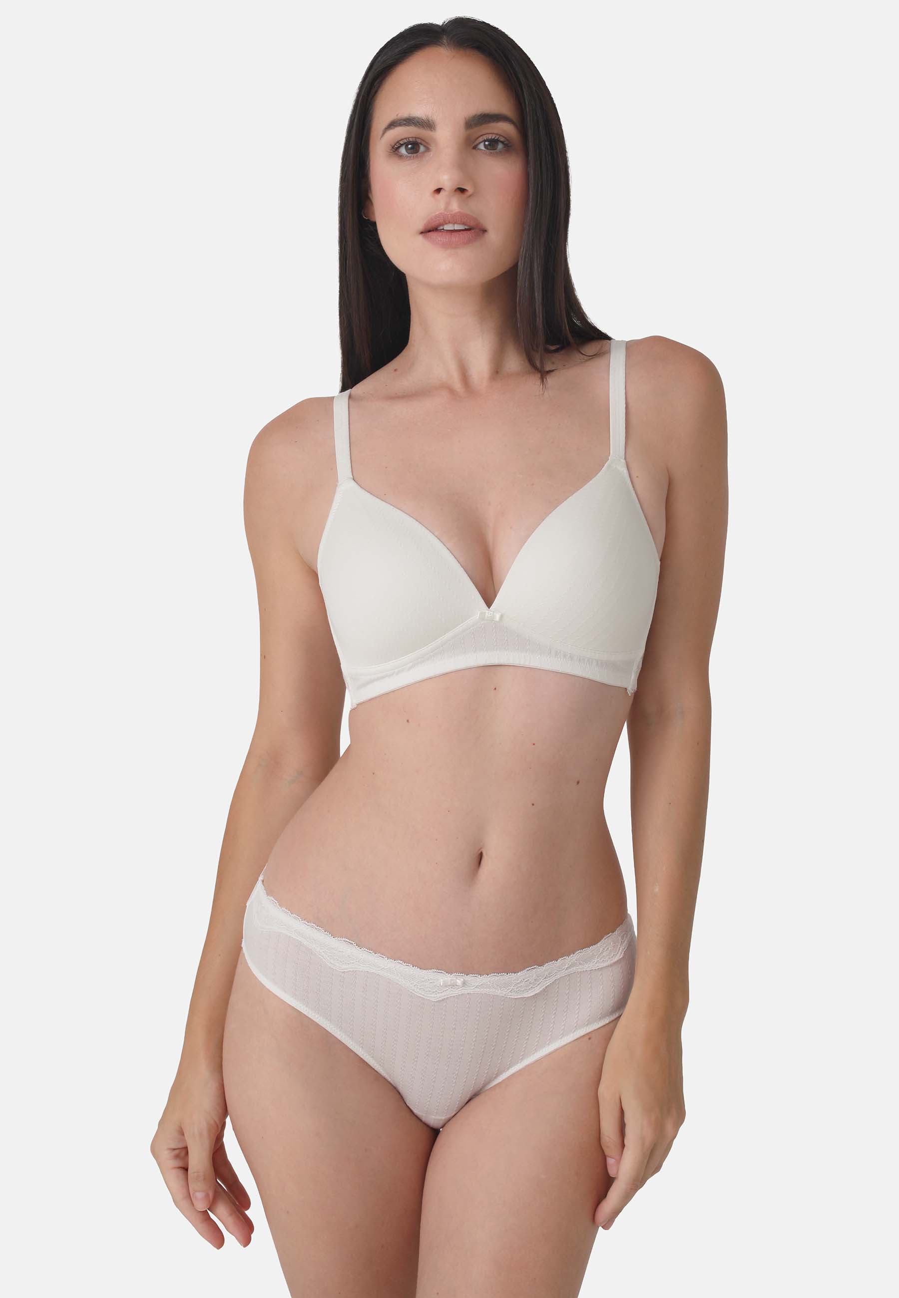 Soft-BH mit Einlage Bamboo Jacquard 18387 Ganzkörper