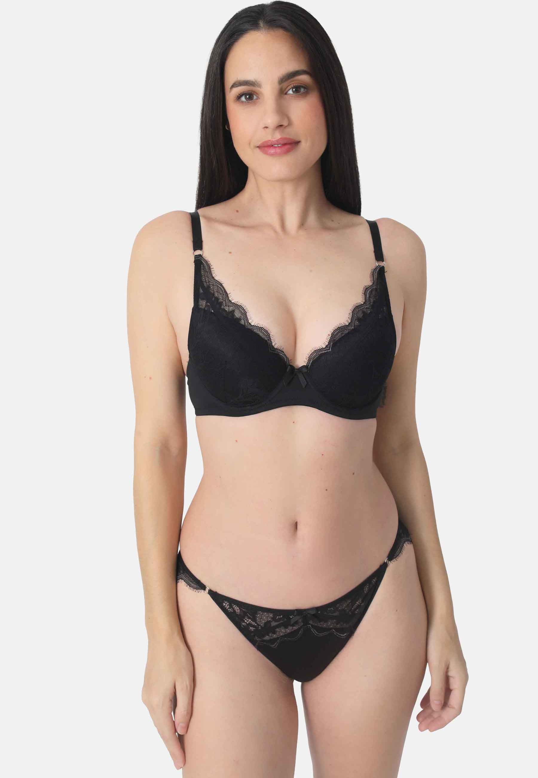Push Up-BH Eyelash Lace 24561 Ganzkörper