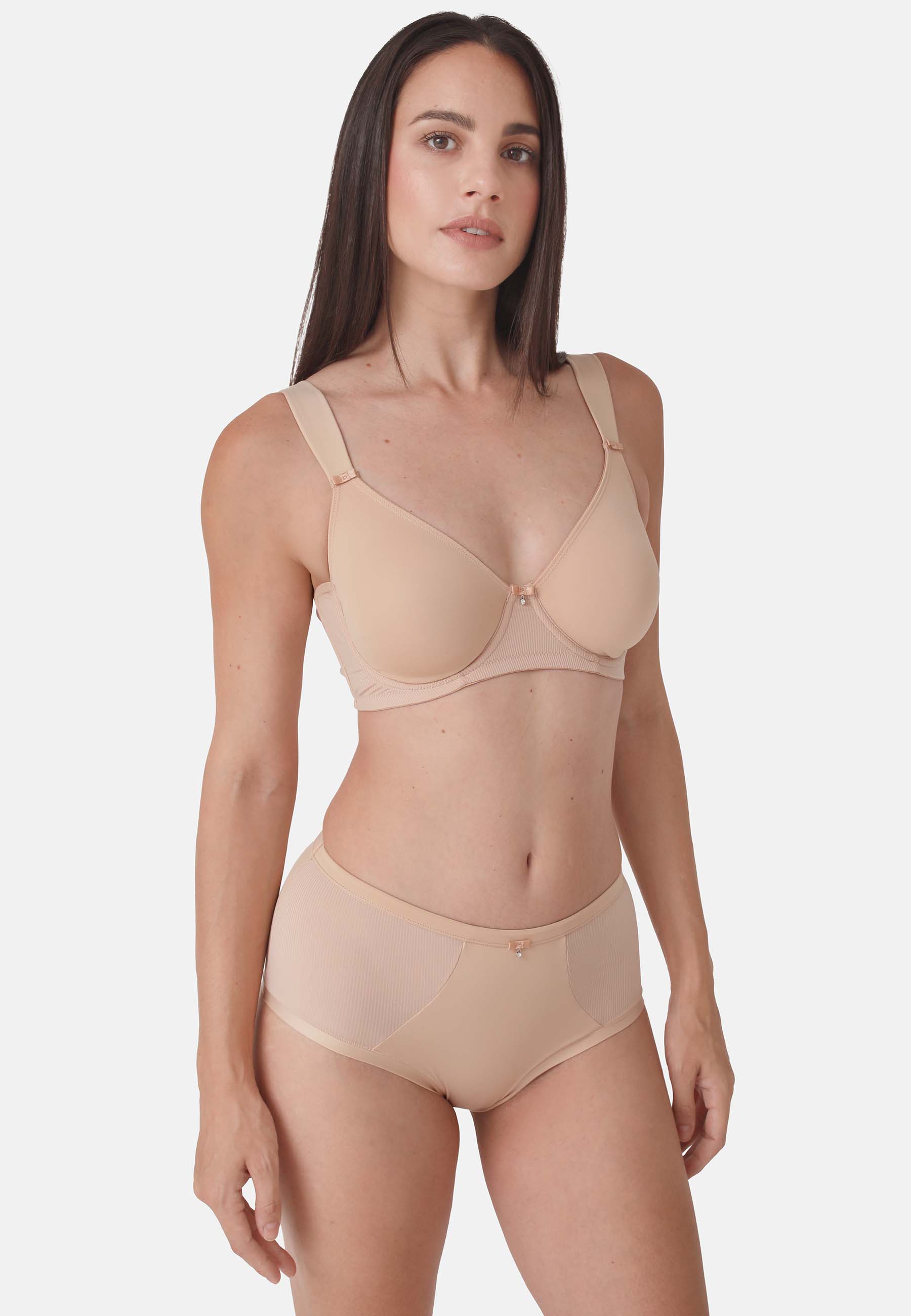 Bügel-BH Minimizer Stripe Jacquard 29066 Ganzkörper