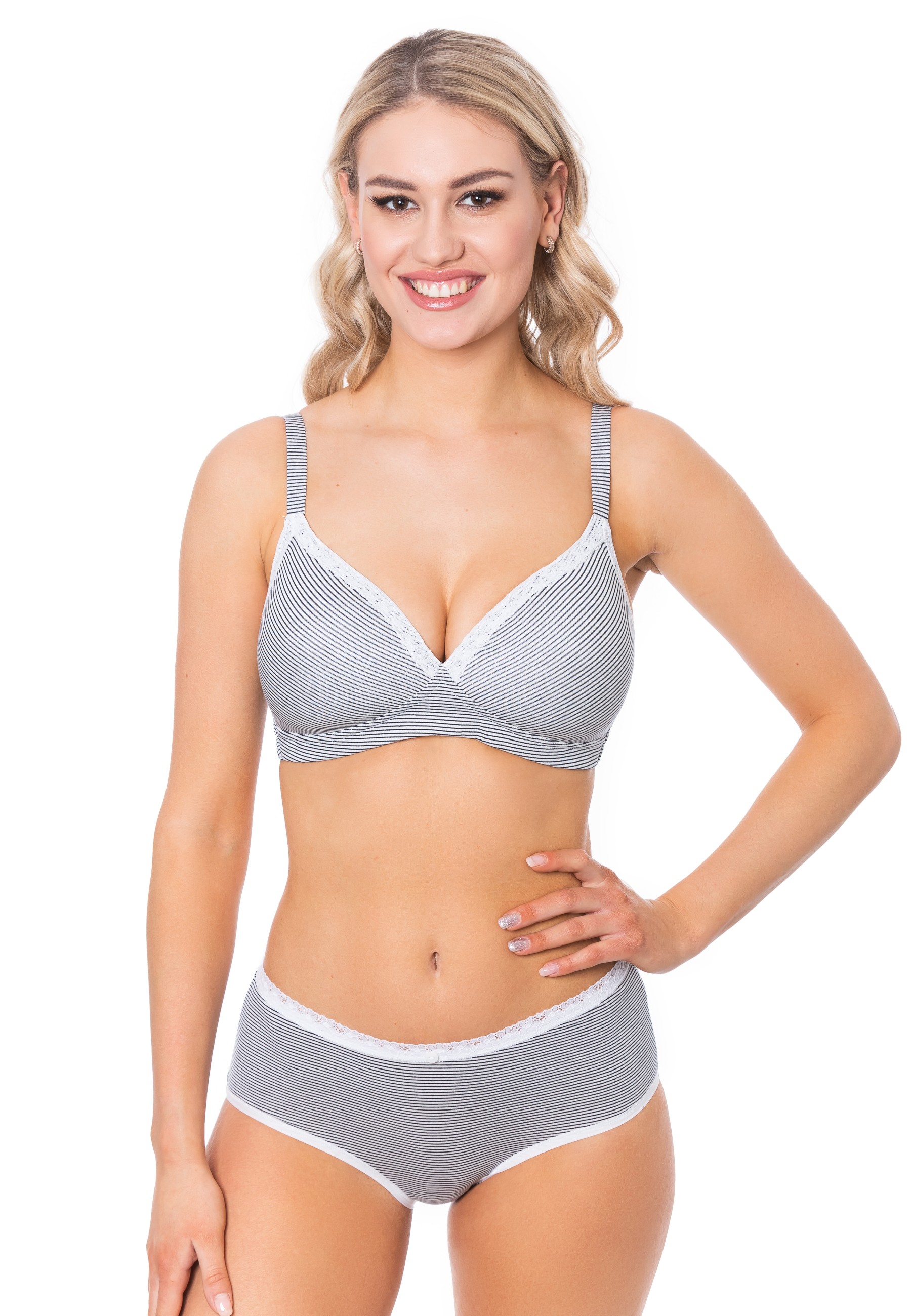 Soft-BH mit Einlage Stripe Range 18342 Ganzkörper