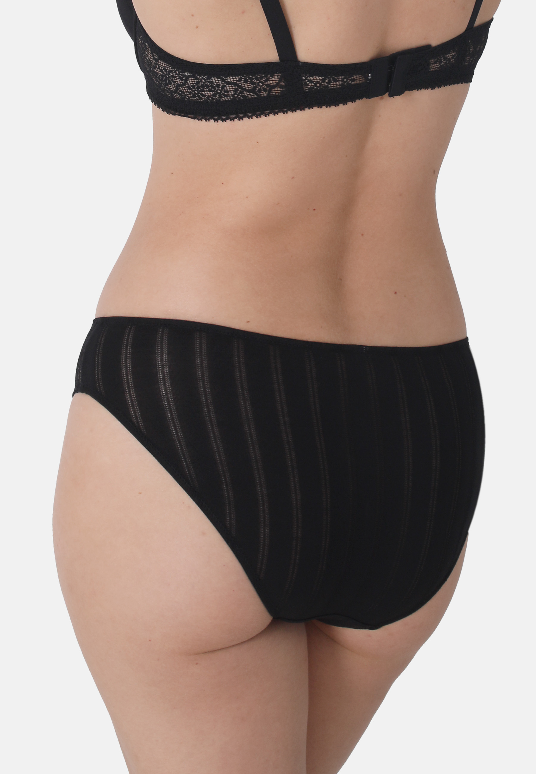 Slip Natural Stripe 2er Pack 48382 Rückseite