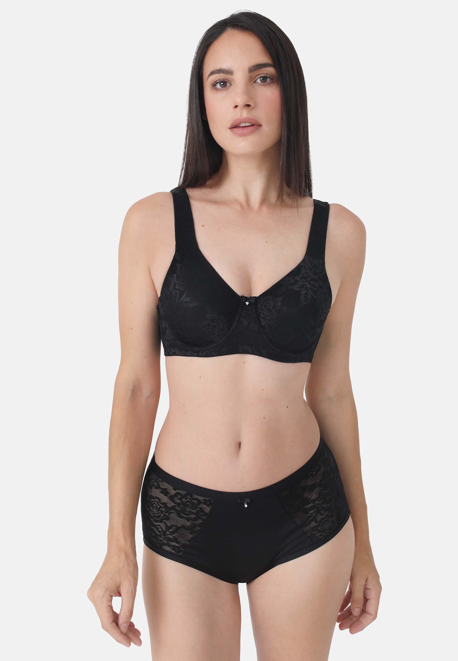 Taillenslip Allover Lace-jacquard 2er Pack 49063 Ganzkörper