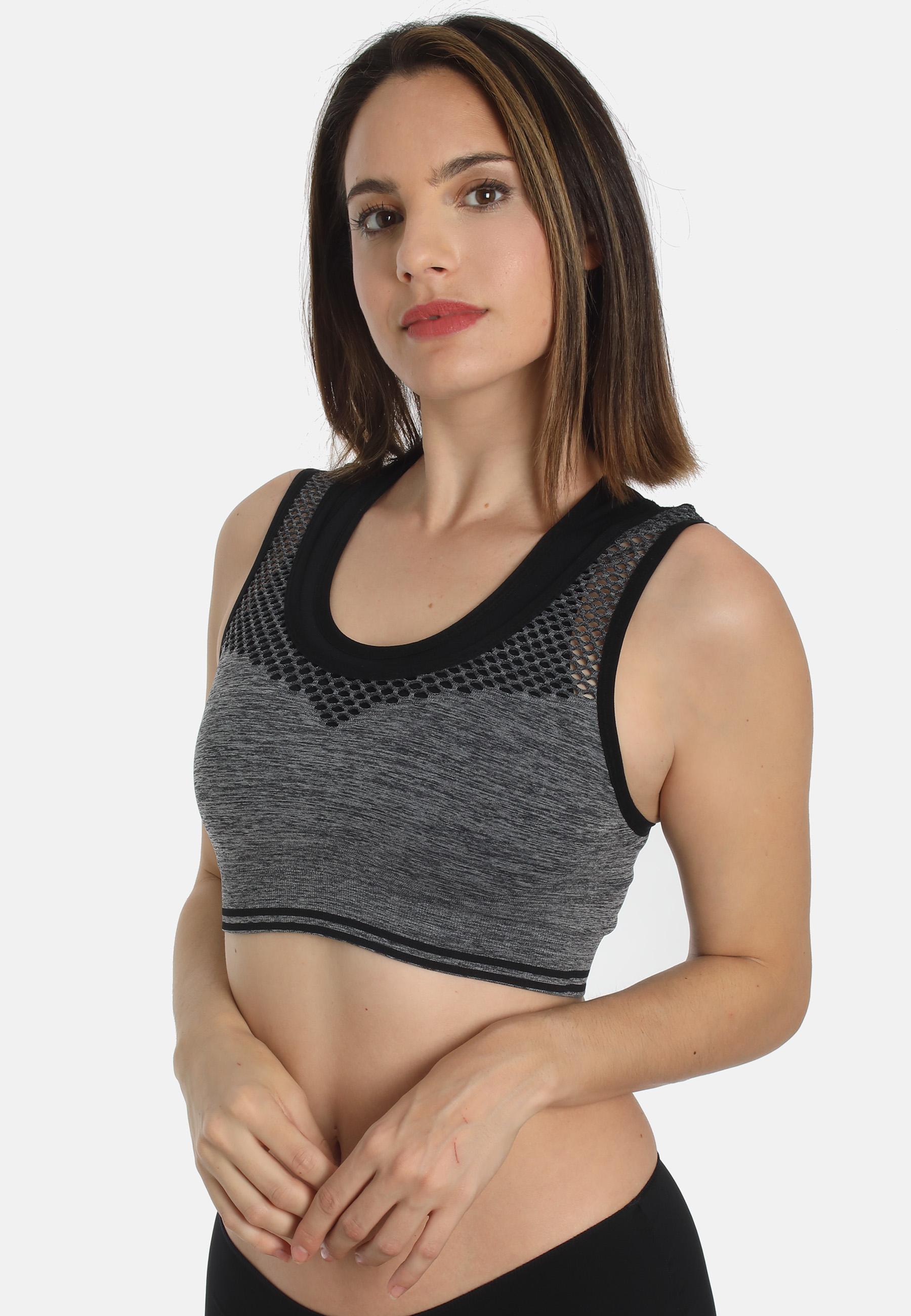 18250507_front_cropped Sport-BH SPORTS BRAS GLOBAL RECYCLING STANDARD 18250 Vorderseite
