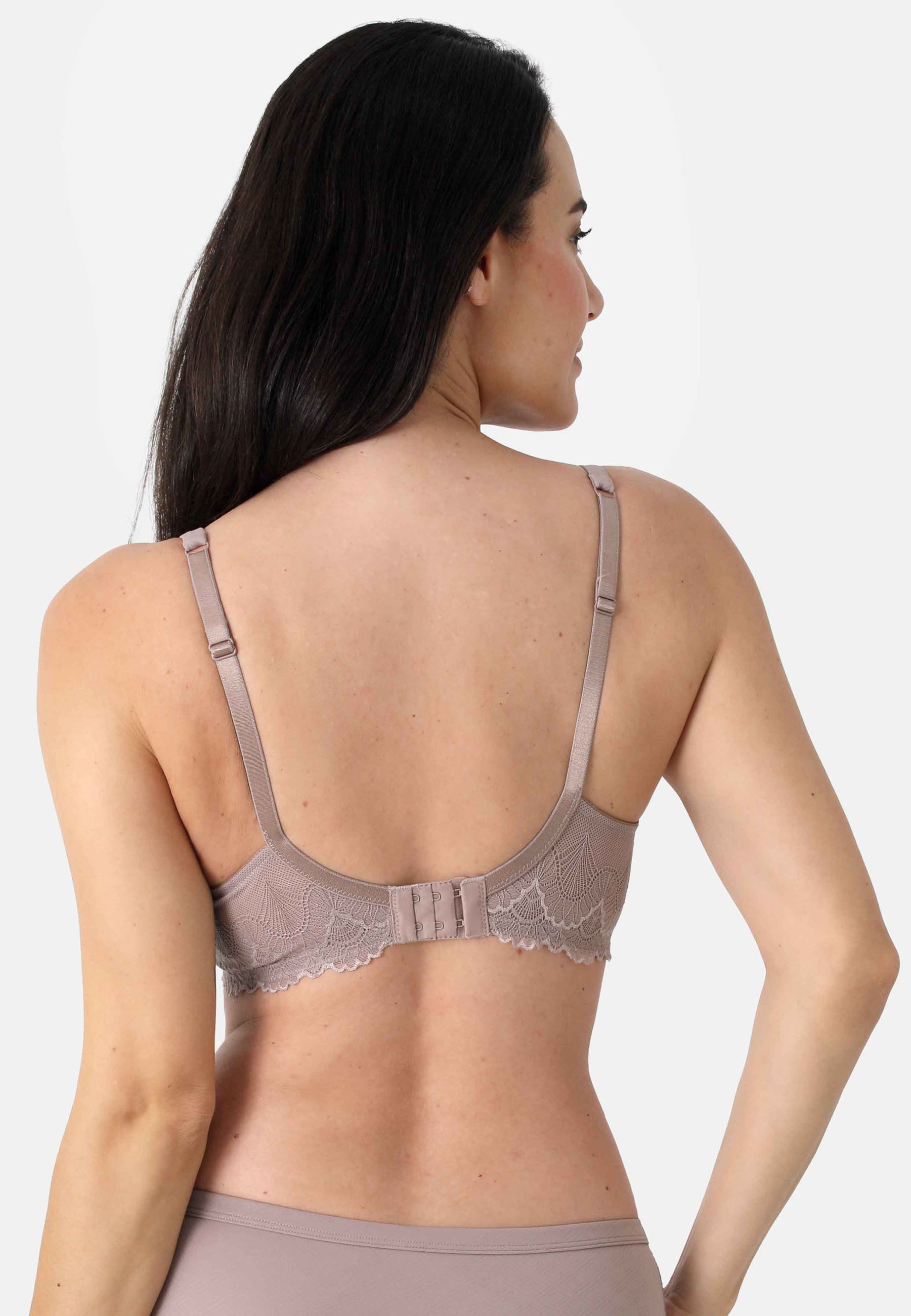 Schalen-BH Rhombus Jacquard 28396 Rückseite
