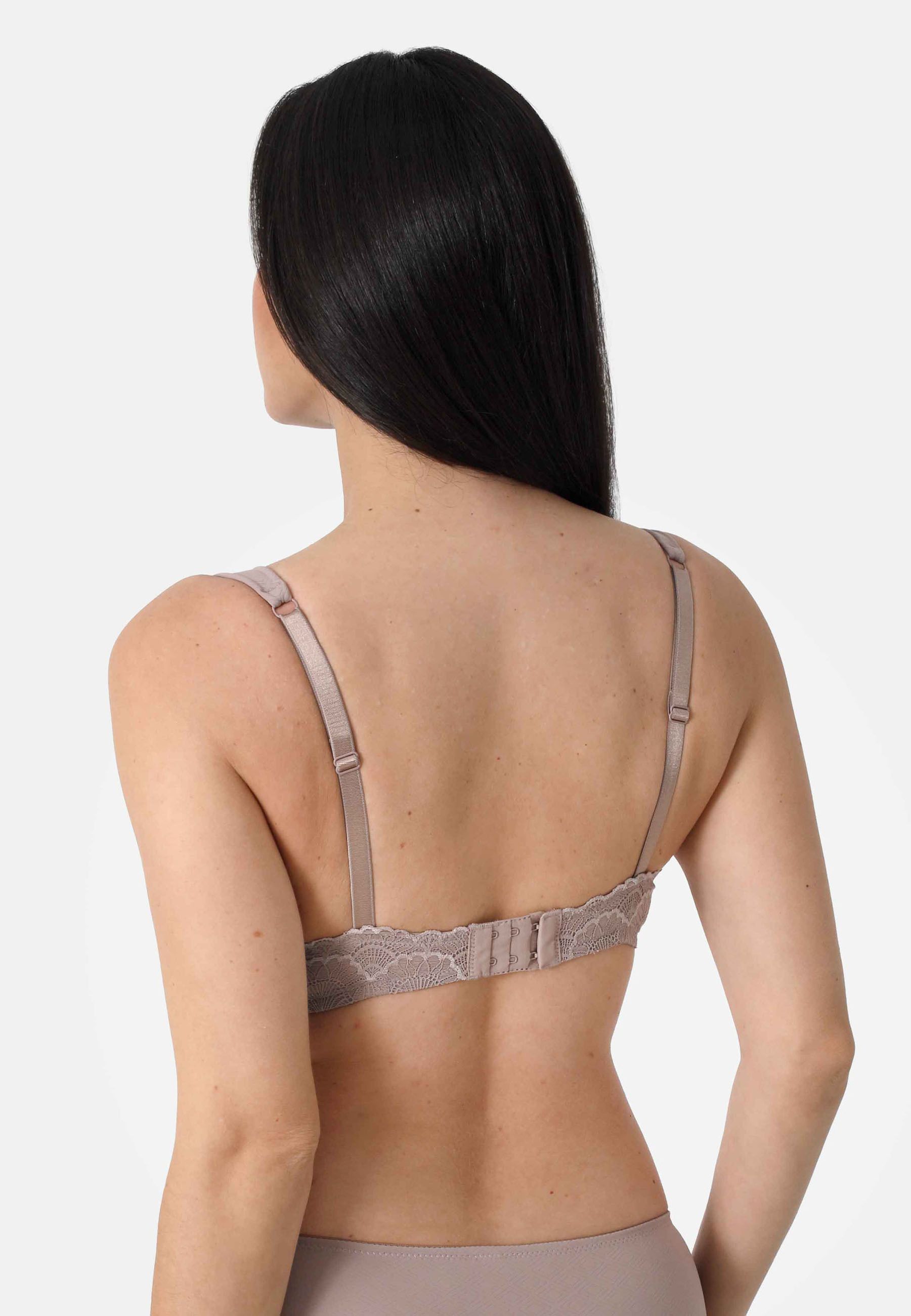 Soft-BH mit Einlage Rhombus Jacquard 18396 Rückseite