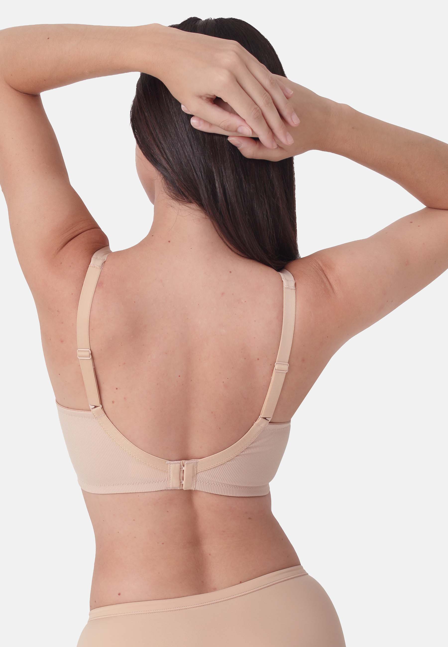 Bügel-BH Minimizer Stripe Jacquard 29066 Rückseite