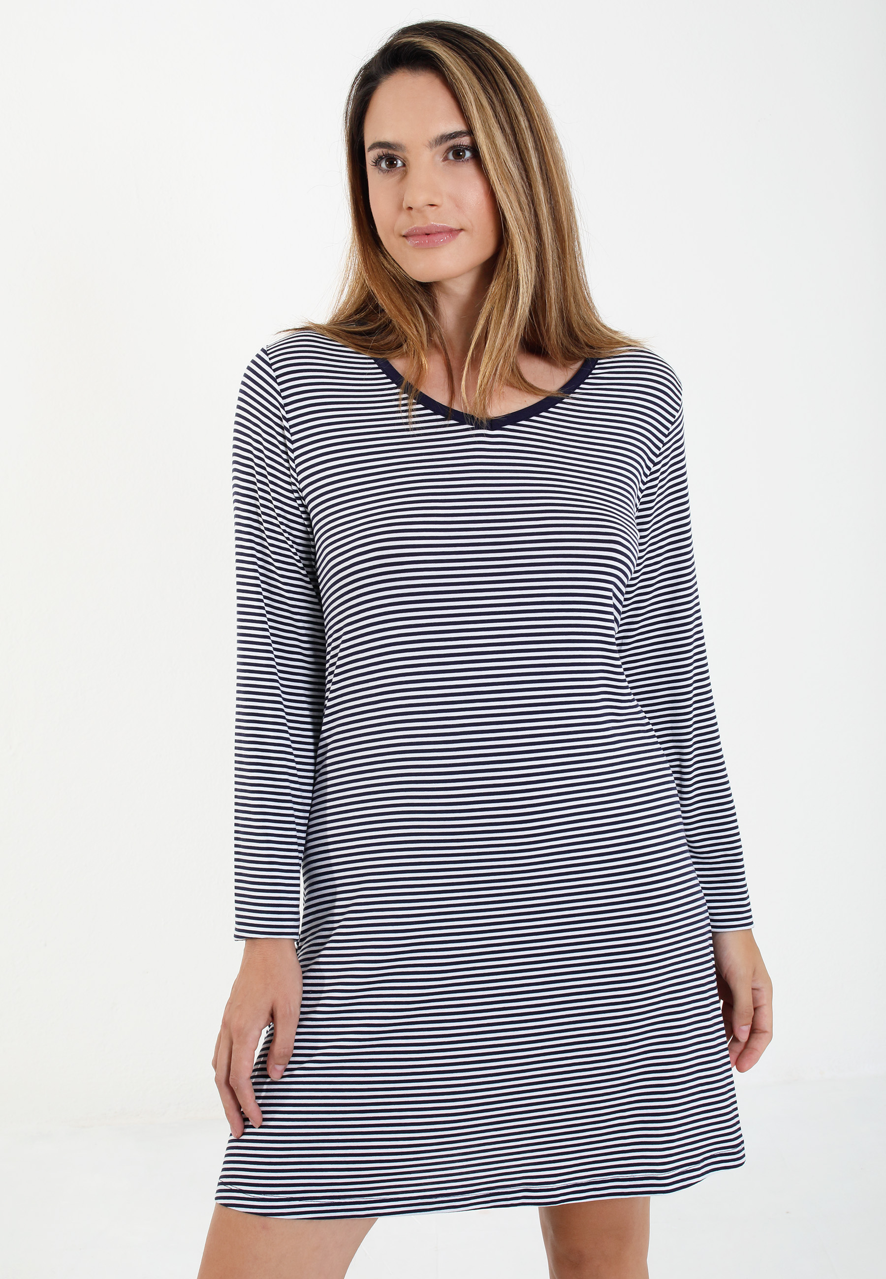 Nachhemd CASUAL COMFORT STRIPE 59504 Ganzkörper