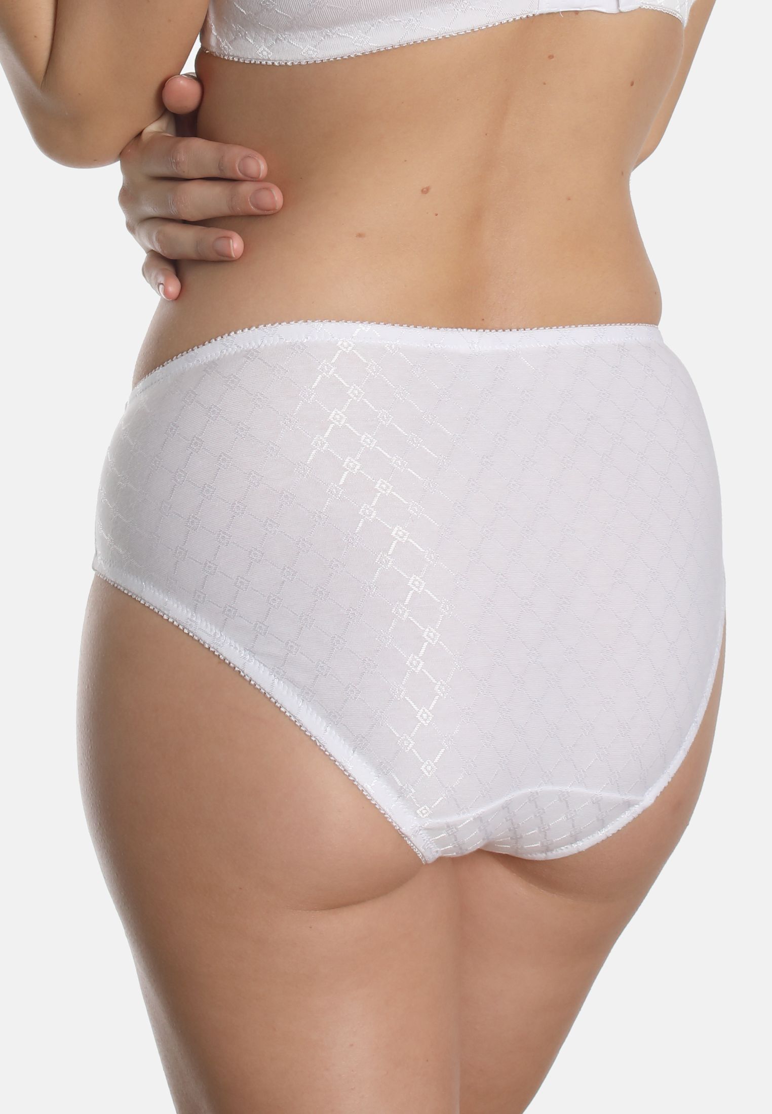 Miederslip Cotton Jacquard 2er Pack 535 Rückseite