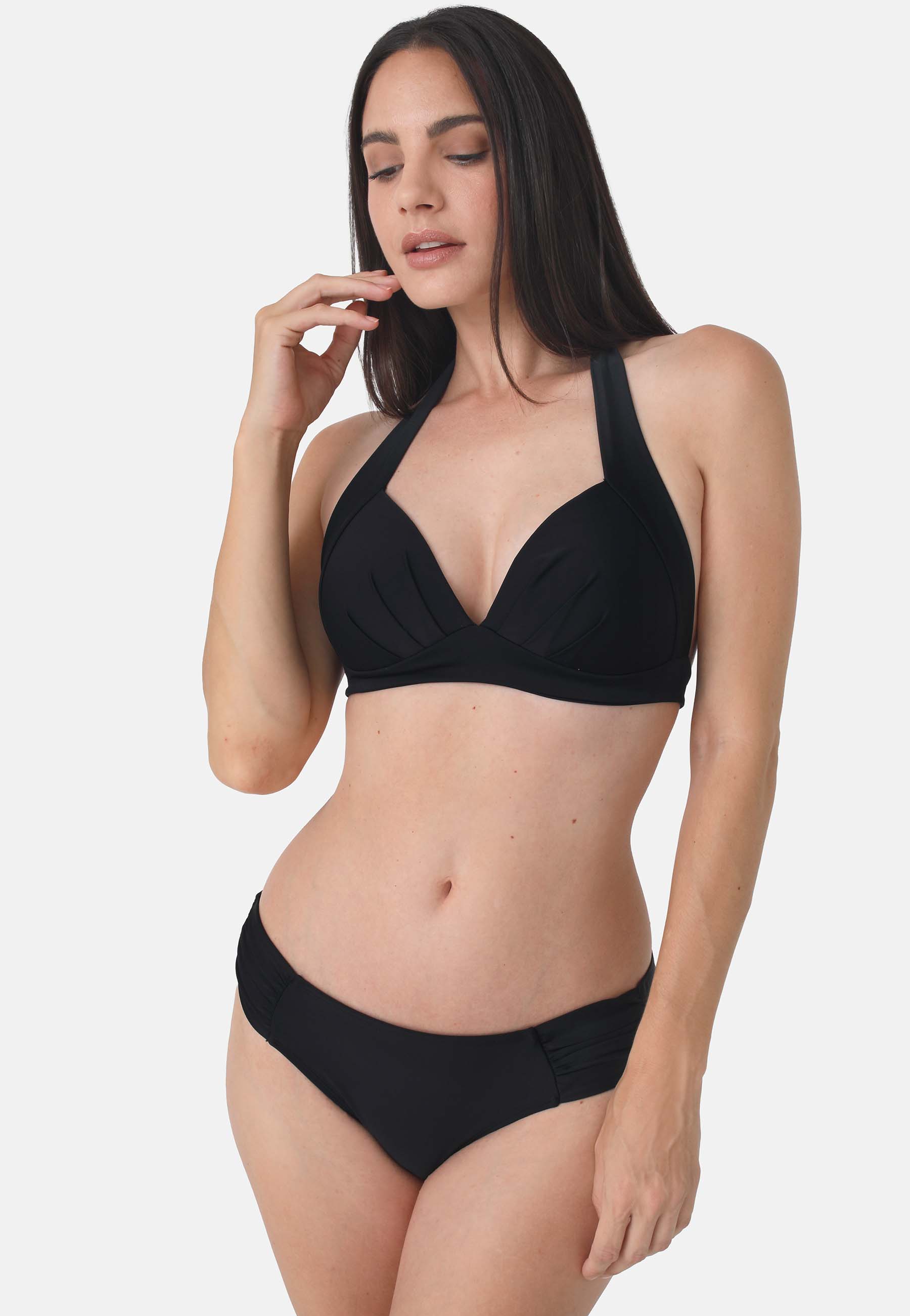 Bikini-Top Basic Black 70007 Ganzkörper