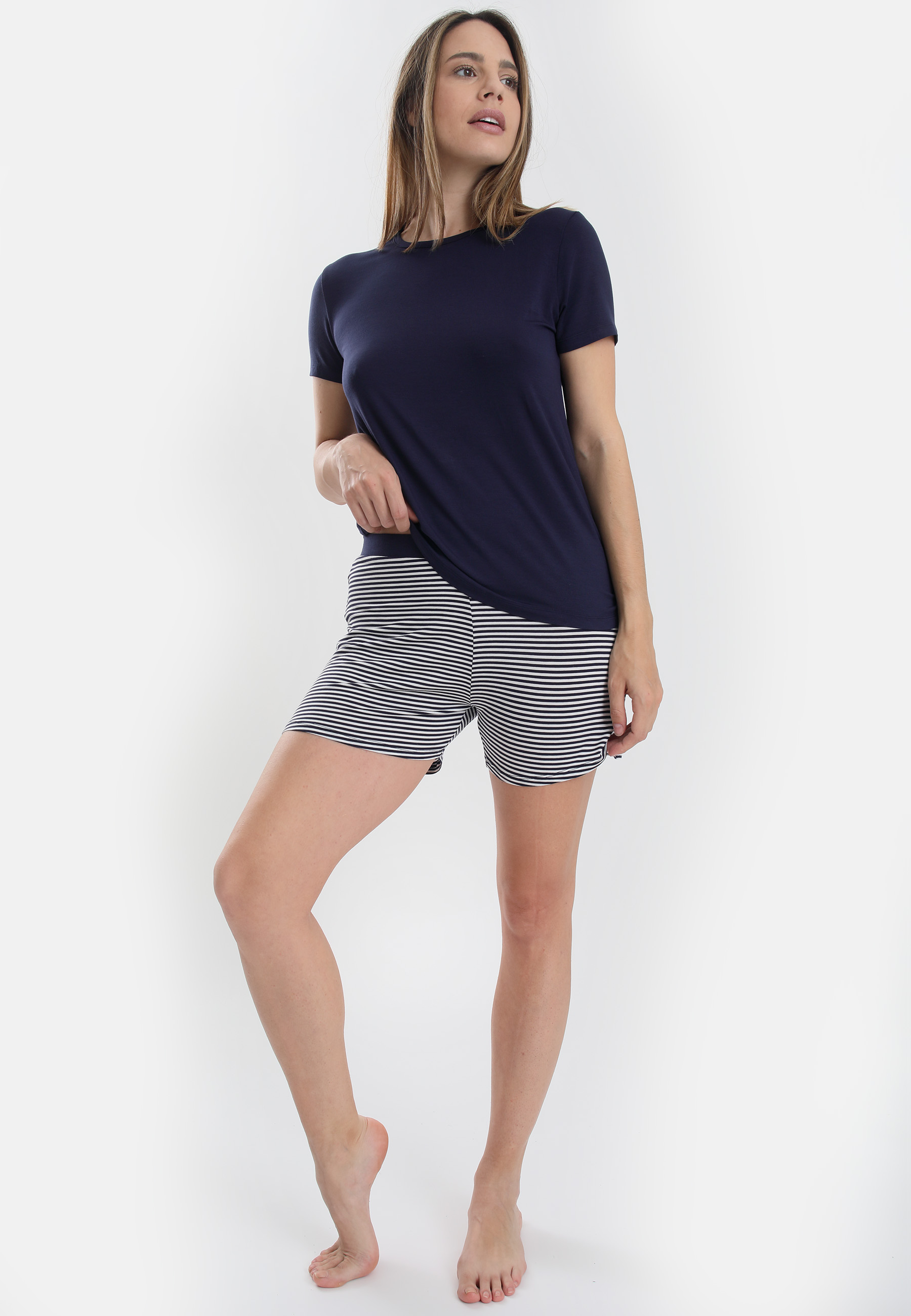 Shorts CASUAL COMFORT STRIPE 59503 Ganzkörper