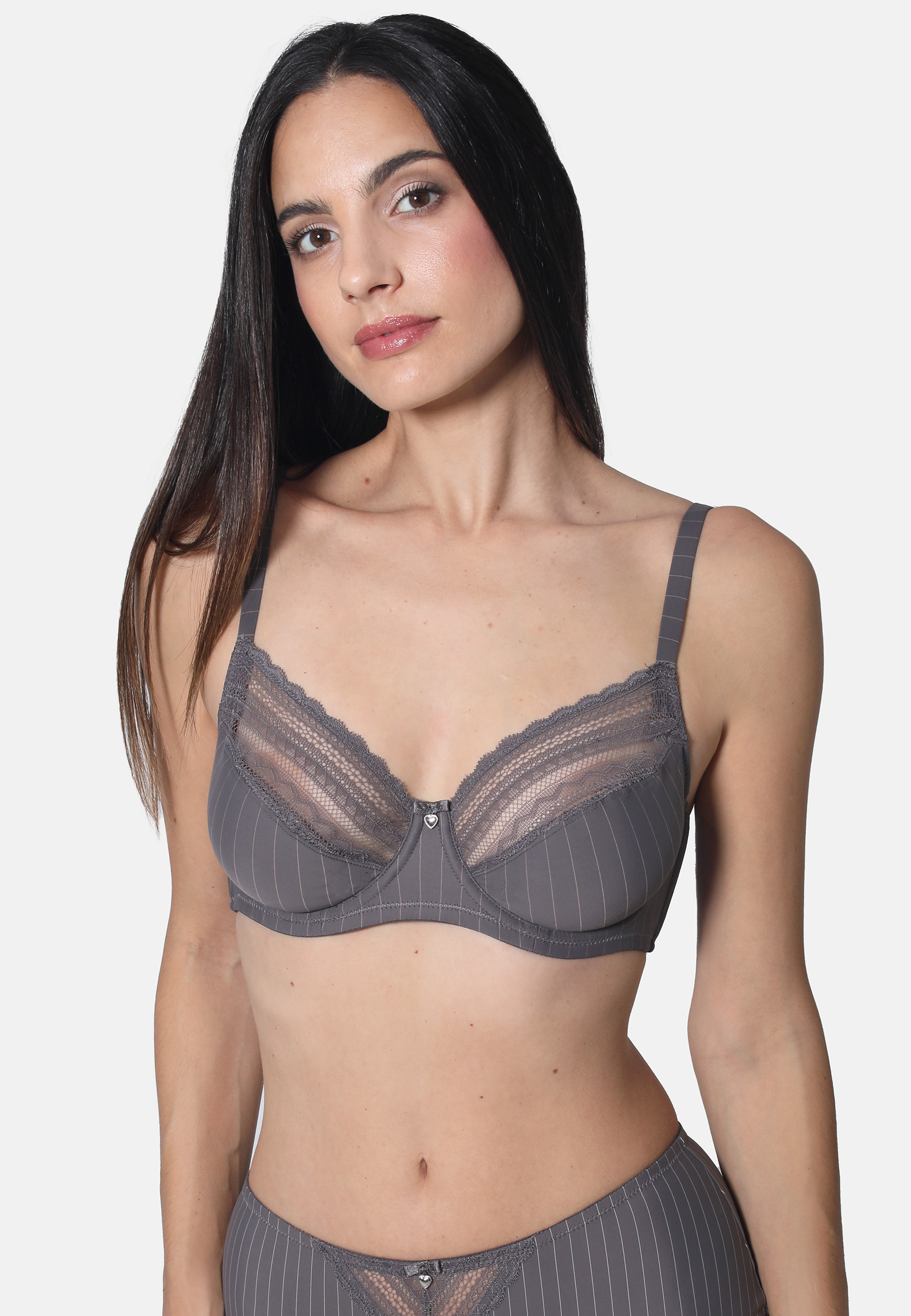 24459595_front_cropped Bügel-BH Feminine Pinstripe 24459 Vorderseite